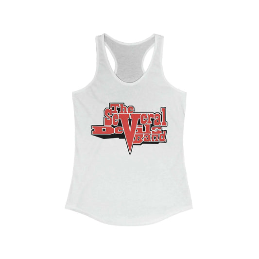 Womens The Several Devils - Red Logo Racerback Tank Top - The Several Devils Official Store