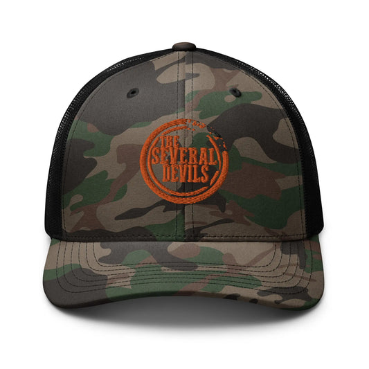 TSD Original Logo Camo Trucker Hat The Several Devils Official Store