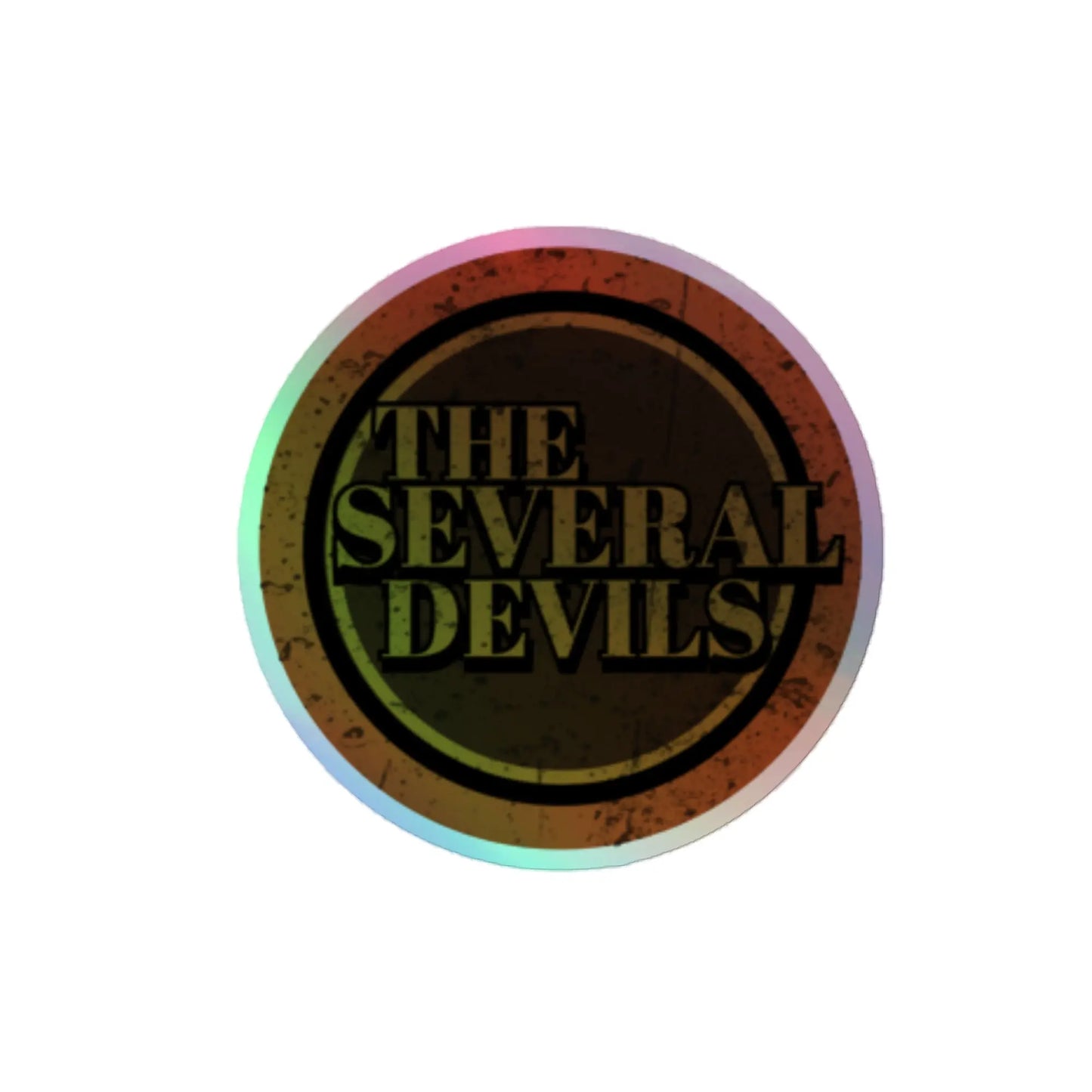 TSD Original Logo Holographic Sticker The Several Devils Official Store